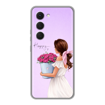 Силиконовый чехол на Tecno Spark 40 Pro с принтом женский Силиконовый чехол на Tecno Spark 40 Pro с принтом женский