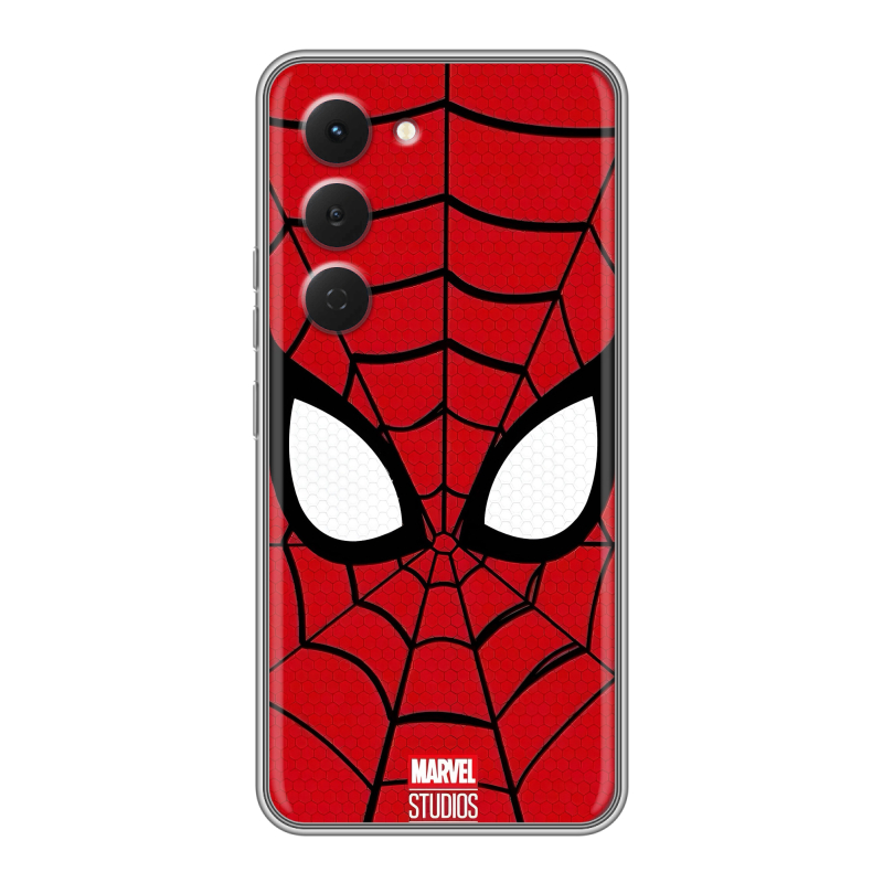 Силиконовый чехол на Tecno Spark 40 Pro с принтом человек паук spiderman Силиконовый чехол на Tecno Spark 40 Pro с принтом человек паук spiderman