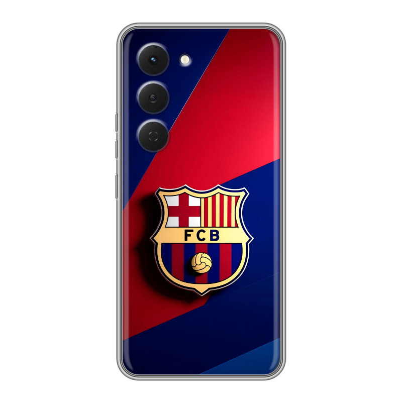 Силиконовый чехол на Tecno Spark 40 Pro с принтом Барселона Barcelona Силиконовый чехол на Tecno Spark 40 Pro с принтом Барселона Barcelona