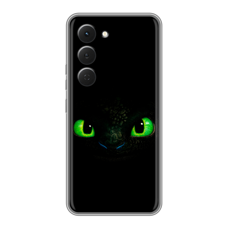 Силиконовый чехол на Tecno Spark 40 Pro с принтом Как приручить дракона Силиконовый чехол на Tecno Spark 40 Pro с принтом Как приручить дракона