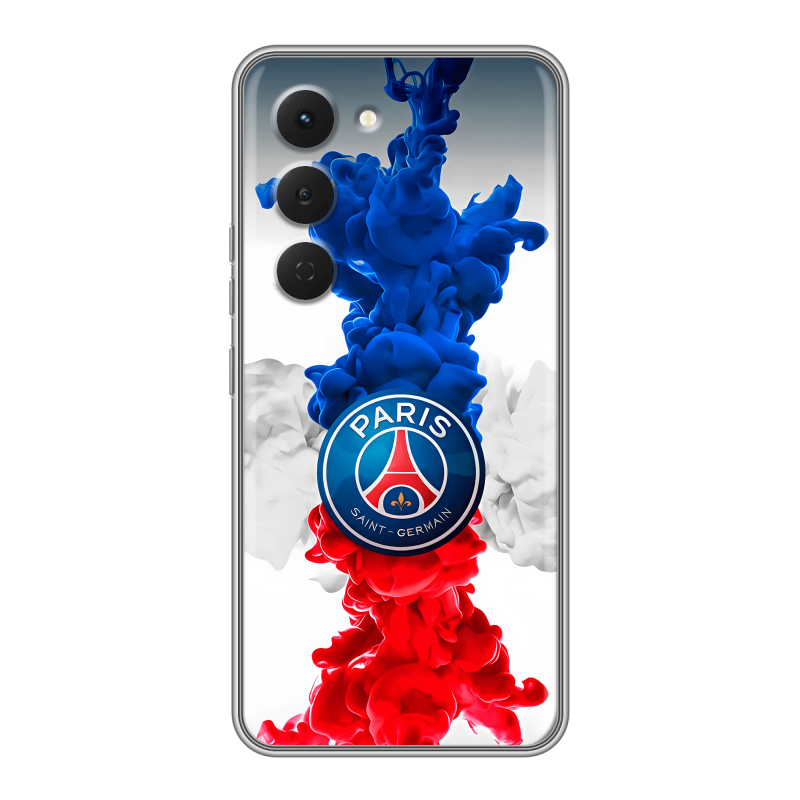 Силиконовый чехол на Tecno Spark 40 Pro с принтом PSG ПСЖ Силиконовый чехол на Tecno Spark 40 Pro с принтом PSG ПСЖ