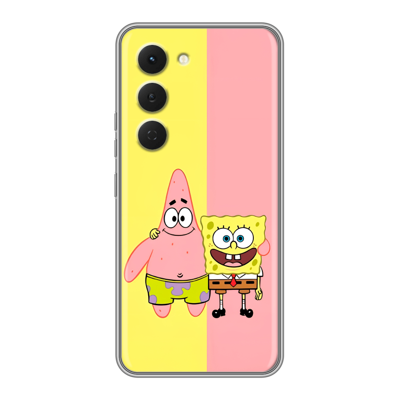 Силиконовый чехол на Tecno Spark 40 Pro с принтом Спанч боб Спанчбоб Силиконовый чехол на Tecno Spark 40 Pro с принтом Спанч боб Спанчбоб