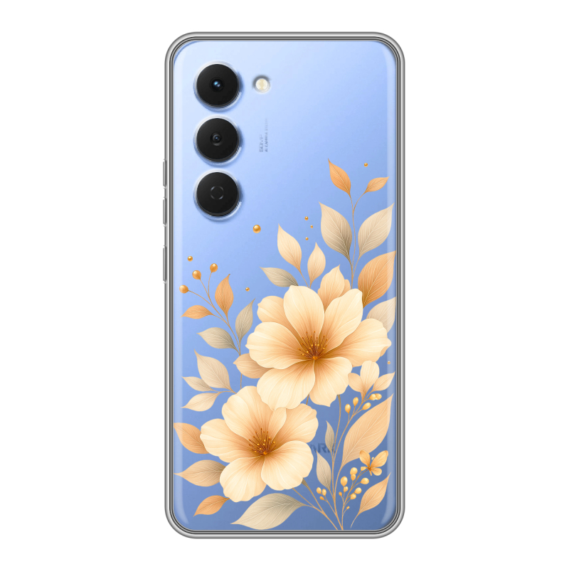 Силиконовый чехол на Tecno Spark 40 Pro с принтом для девушки Силиконовый чехол на Tecno Spark 40 Pro с принтом для девушки