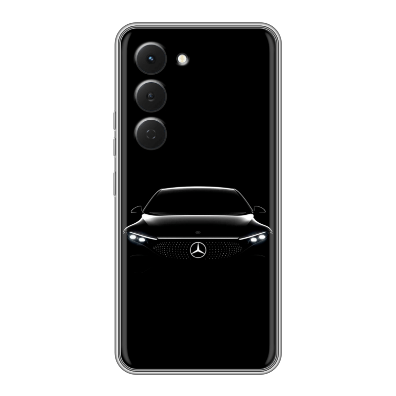Силиконовый чехол на Tecno Spark 40 Pro с принтом Mercedes Мерседес Силиконовый чехол на Tecno Spark 40 Pro с принтом Mercedes Мерседес