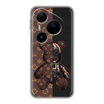 Силиконовый чехол на Huawei Pura 80 Pro, 80 Pro Plus с принтом Луи робот Силиконовый чехол на Huawei Pura 80 Pro, 80 Pro Plus с принтом Луи робот