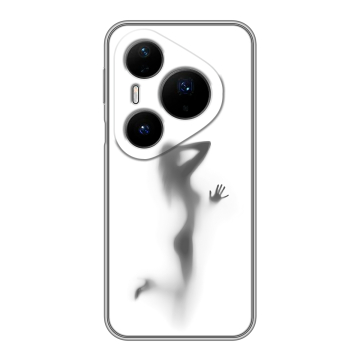 Силиконовый чехол на Huawei Pura 80 Pro, 80 Pro Plus с принтом Силуэт Силиконовый чехол на Huawei Pura 80 Pro, 80 Pro Plus с принтом Силуэт