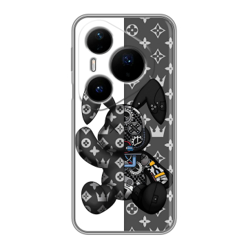 Силиконовый чехол на Huawei Pura 80 Pro, 80 Pro Plus с принтом Луи робот Силиконовый чехол на Huawei Pura 80 Pro, 80 Pro Plus с принтом Луи робот