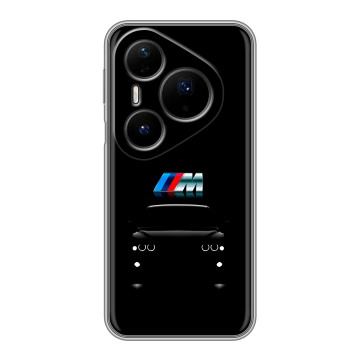 Силиконовый чехол на Huawei Pura 80 Pro, 80 Pro Plus с принтом БМВ BMW Силиконовый чехол на Huawei Pura 80 Pro, 80 Pro Plus с принтом БМВ BMW