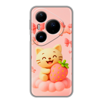 Силиконовый чехол на Huawei Pura 80 Pro, 80 Pro Plus с принтом для девочек Силиконовый чехол на Huawei Pura 80 Pro, 80 Pro Plus с принтом для девочек