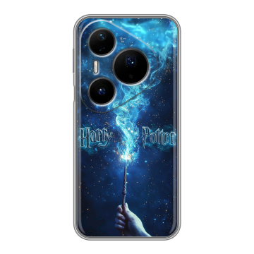 Силиконовый чехол на Huawei Pura 80 Pro, 80 Pro Plus с принтом Harry Potter Гарри Поттер