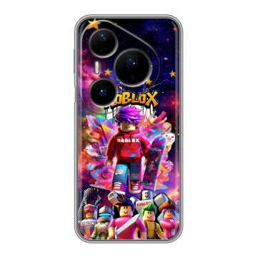 Силиконовый чехол на Huawei Pura 80 Pro, 80 Pro Plus с принтом Roblox Роблокс Силиконовый чехол на Huawei Pura 80 Pro, 80 Pro Plus с принтом Roblox Роблокс