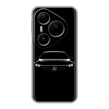 Силиконовый чехол на Huawei Pura 80 Pro, 80 Pro Plus с принтом Mercedes Мерседес Силиконовый чехол на Huawei Pura 80 Pro, 80 Pro Plus с принтом Mercedes Мерседес