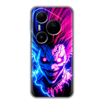 Силиконовый чехол на Huawei Pura 80 Pro, 80 Pro Plus с принтом Death note Тетрадь смерти