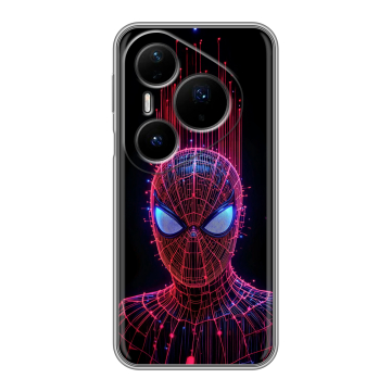 Силиконовый чехол на Huawei Pura 80 Pro, 80 Pro Plus с принтом Spiderman Человек паук Силиконовый чехол на Huawei Pura 80 Pro, 80 Pro Plus с принтом Spiderman Человек паук