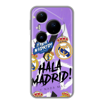 Силиконовый чехол на Huawei Pura 80 Pro, 80 Pro Plus с принтом Real Madrid Реал Мадрид Силиконовый чехол на Huawei Pura 80 Pro, 80 Pro Plus с принтом Real Madrid Реал Мадрид