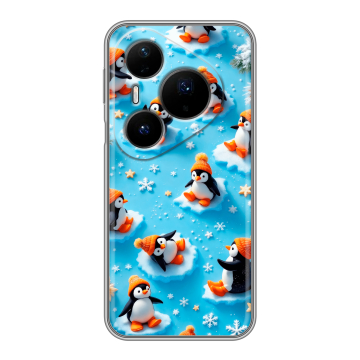 Силиконовый чехол на Huawei Pura 80 Pro, 80 Pro Plus с принтом Новый год