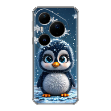 Силиконовый чехол на Huawei Pura 80 Pro, 80 Pro Plus с принтом Новый год