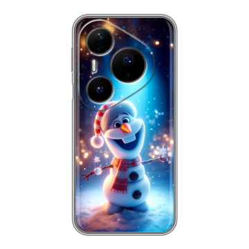 Силиконовый чехол на Huawei Pura 80 Pro, 80 Pro Plus с принтом Новый год