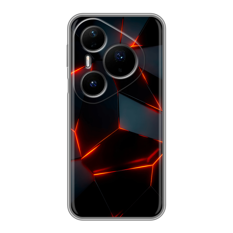 Силиконовый чехол на Huawei Pura 80 Pro, 80 Pro Plus с принтом Яркие абстракции Силиконовый чехол на Huawei Pura 80 Pro, 80 Pro Plus с принтом Яркие абстракции