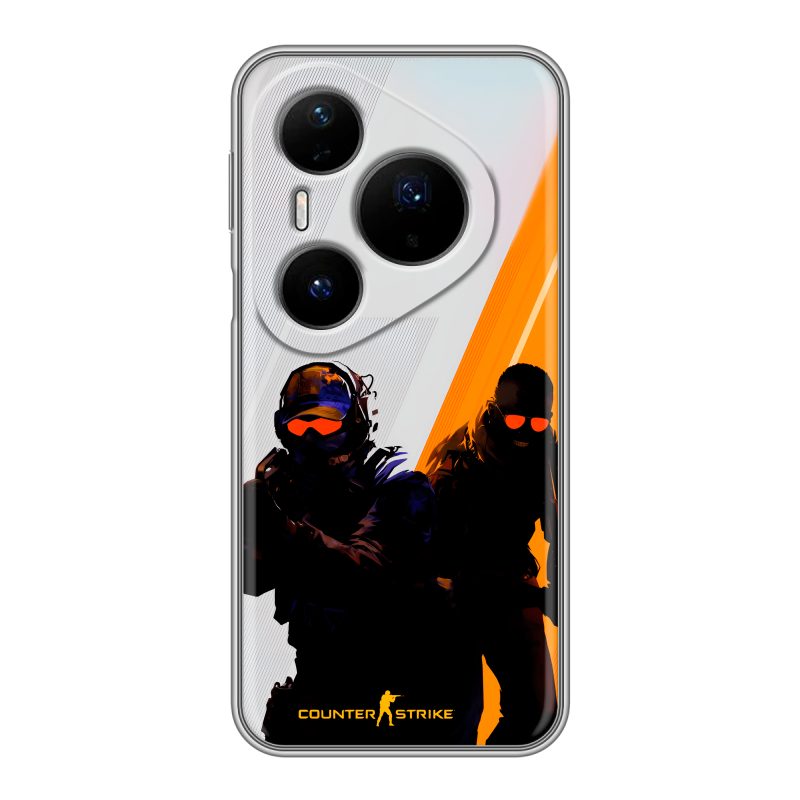 Силиконовый чехол на Huawei Pura 80 Pro, 80 Pro Plus с принтом Контер страйк Counter strike Силиконовый чехол на Huawei Pura 80 Pro, 80 Pro Plus с принтом Контер страйк Counter strike