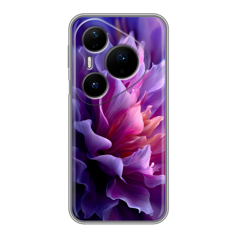 Силиконовый чехол на Huawei Pura 80 Pro, 80 Pro Plus с принтом женский цветы Силиконовый чехол на Huawei Pura 80 Pro, 80 Pro Plus с принтом женский цветы