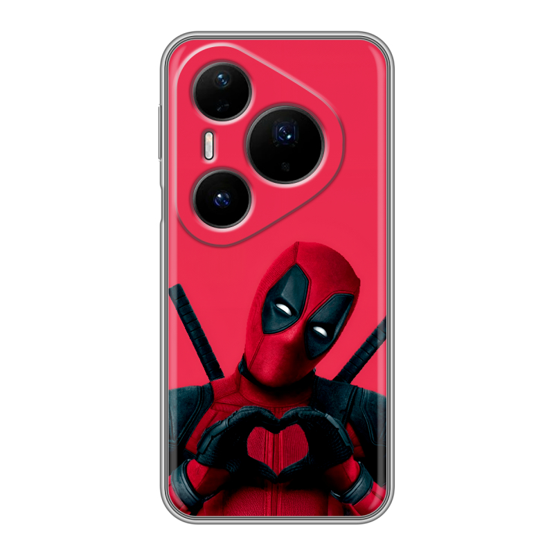 Силиконовый чехол на Huawei Pura 80 Pro, 80 Pro Plus с принтом Дедпул Deadpool Силиконовый чехол на Huawei Pura 80 Pro, 80 Pro Plus с принтом Дедпул Deadpool