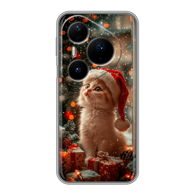 Силиконовый чехол на Huawei Pura 80 Pro, 80 Pro Plus с принтом Новый год Силиконовый чехол на Huawei Pura 80 Pro, 80 Pro Plus с принтом Новый год