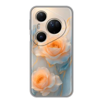 Силиконовый чехол на Huawei Pura 80 Ultra с принтом Женский