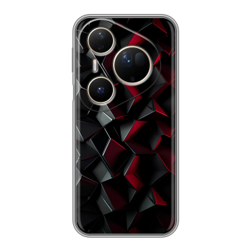 Силиконовый чехол на Huawei Pura 80 Ultra с принтом Абстракция