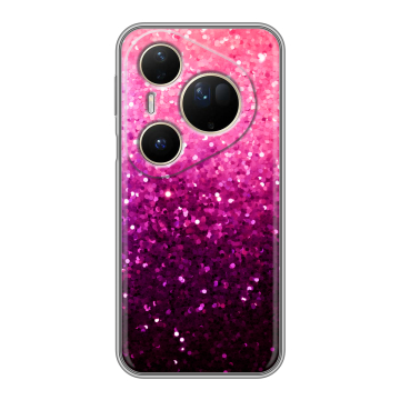 Силиконовый чехол на Huawei Pura 80 Ultra с принтом Блестки