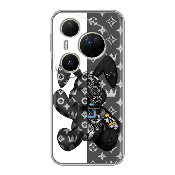 Силиконовый чехол на Huawei Pura 80 Ultra с принтом Луи робот