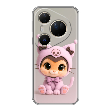 Силиконовый чехол на Huawei Pura 80 Ultra с принтом Куроми Kuromi 