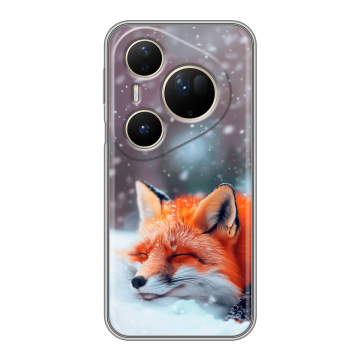 Силиконовый чехол на Huawei Pura 80 Ultra с принтом лиса