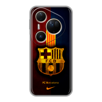 Силиконовый чехол на Huawei Pura 80 Ultra с принтом Барселона Barcelona