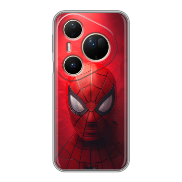 Силиконовый чехол на Huawei Pura 80 Ultra с принтом Spiderman Человек паук