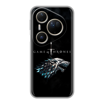 Силиконовый чехол на Huawei Pura 80 Ultra с принтом Игра Престолов Game Thrones
