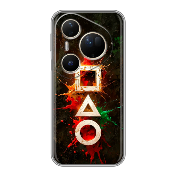 Силиконовый чехол на Huawei Pura 80 Ultra с принтом Squid Game Игра кальмара