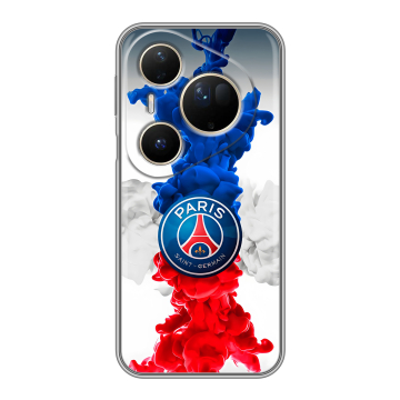 Силиконовый чехол на Huawei Pura 80 Ultra с принтом PSG ПСЖ