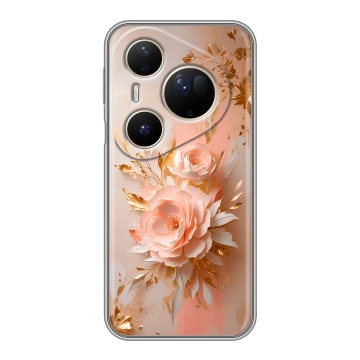 Силиконовый чехол на Huawei Pura 80 Ultra с принтом женский