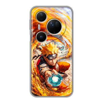 Силиконовый чехол на Huawei Pura 80 Ultra с принтом Аниме Наруто Naruto