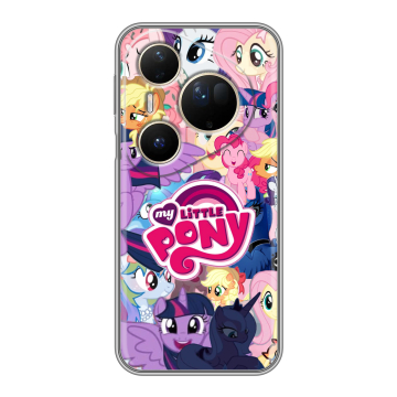 Силиконовый чехол на Huawei Pura 80 Ultra с принтом My little pony Дружба чудо
