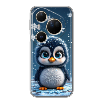 Силиконовый чехол на Huawei Pura 80 Ultra с принтом Новый год