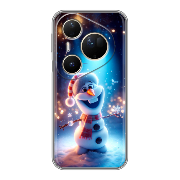 Силиконовый чехол на Huawei Pura 80 Ultra с принтом Новый год