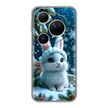 Силиконовый чехол на Huawei Pura 80 Ultra с принтом Новый год
