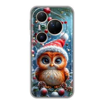 Силиконовый чехол на Huawei Pura 80 Ultra с принтом Новый год