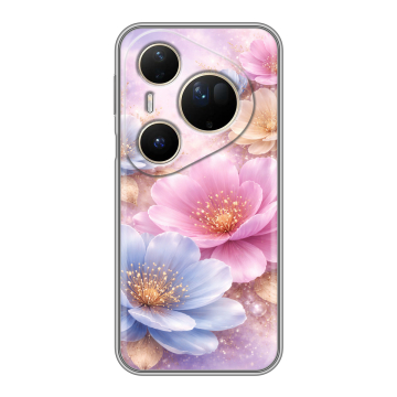 Силиконовый чехол на Huawei Pura 80 Ultra с принтом женский