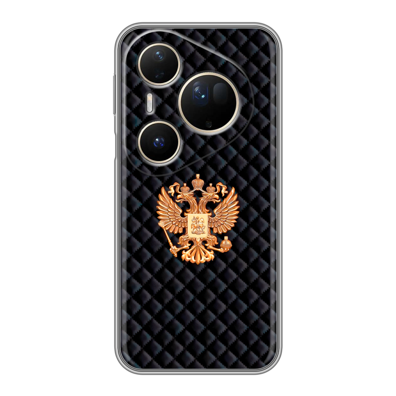 Силиконовый чехол на Huawei Pura 80 Ultra с принтом Герб России принт Силиконовый чехол на Huawei Pura 80 Ultra с принтом Герб России принт