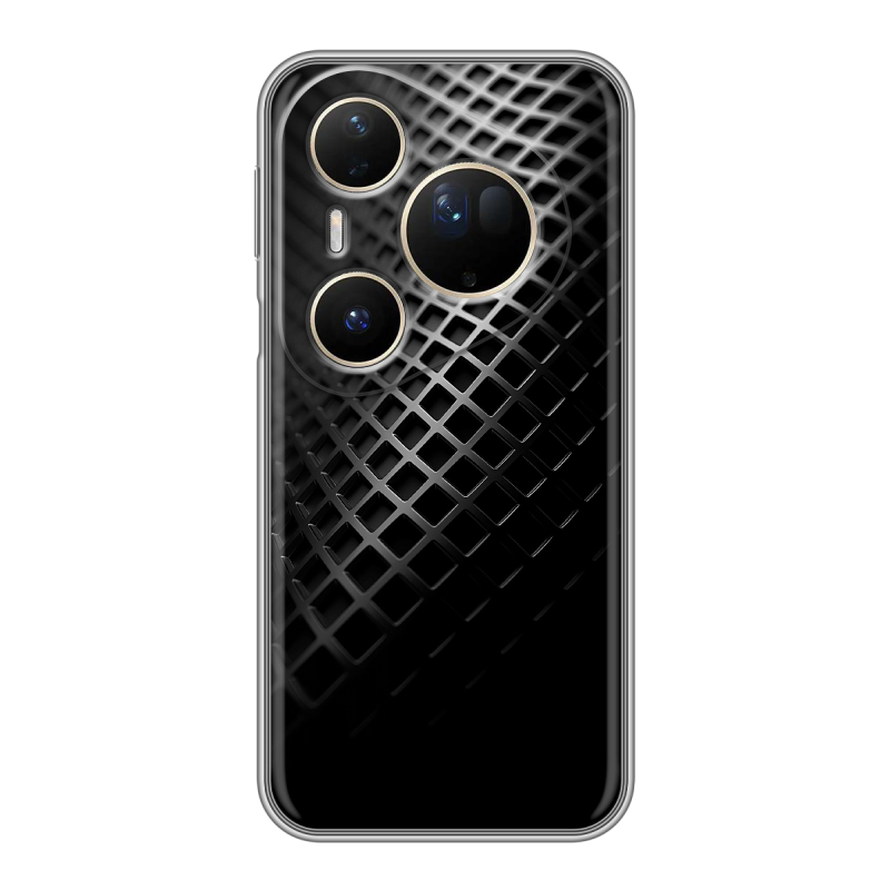 Силиконовый чехол на Huawei Pura 80 Ultra с принтом Текстура металла Силиконовый чехол на Huawei Pura 80 Ultra с принтом Текстура металла