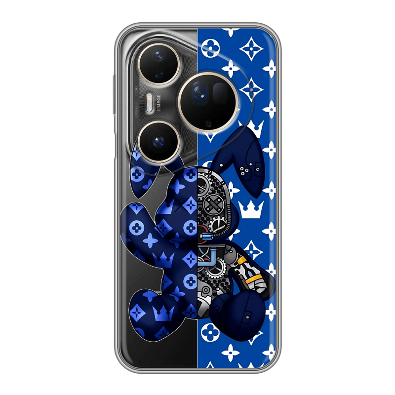 Силиконовый чехол на Huawei Pura 80 Ultra с принтом Луи робот Силиконовый чехол на Huawei Pura 80 Ultra с принтом Луи робот