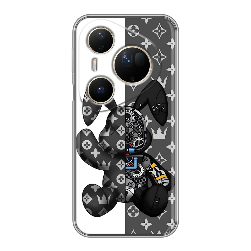 Силиконовый чехол на Huawei Pura 80 Ultra с принтом Луи робот Силиконовый чехол на Huawei Pura 80 Ultra с принтом Луи робот